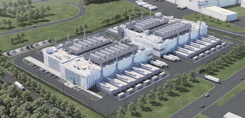 Vantage Data Centers’ hyperscale facility in Warsaw, initial phase delivered by Porr, currently under expansion