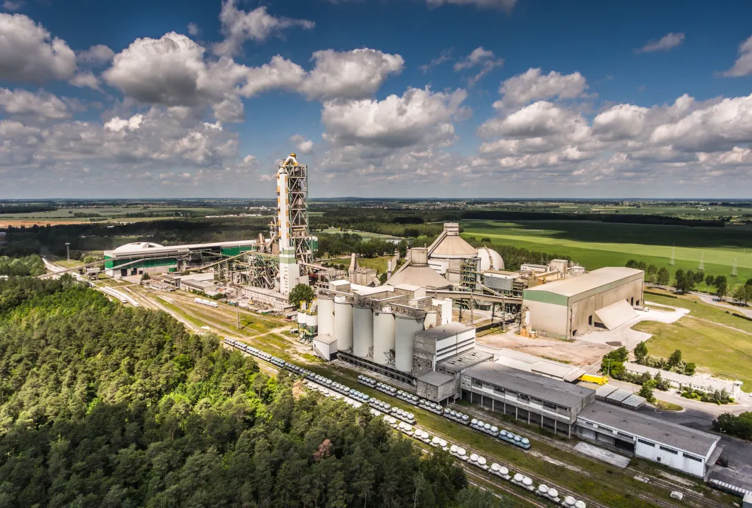 Kujawy cement plant owned by Holcim Group, planned to become 100% carbon neutral by 2027